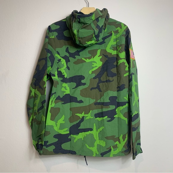 Oklahoma Sooners Nike Jordan Mens Jacket Camo Large On Field Coaches Jacket USA - Picture 8 of 11